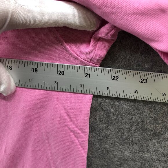 GU (Uniqlo) Cotton Crewneck T Shirt Mens L Pink Short Sleeve Solid - Picture 7 of 8